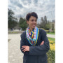 Дизайнерська хустка "Берегиня" My Scarf,  70 см на 70 см