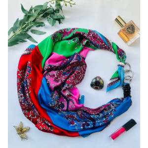 Дизайнерська хустка "Четире сезони, колекція VIP My Scarf, подарунок жінці