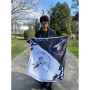 Дизайнерська хустка "Янголи та демони" My Scarf, 90 см на 90 см