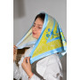 Шовкова косинка «Квіти Украіни" від My Scarf