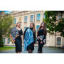 Велика дизайнерська хустка My Scarf "Круговорот життя 90 на 90 см