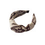 Стильний обруч із вузлом (зміїний принт) від бренду My Scarf
