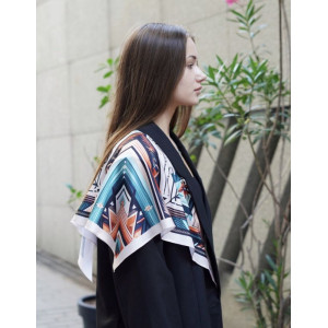 Косинка дизанерська  "Косовські мотиви" My Scarf, 70х70х100 см, шовк