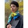 Дизайнерська хустка "Слава Україні" My Scarf, 90 см на 90 см