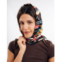 Велика дизайнерська хустка My Scarf "Карпатська зірка" 90 9 см золото