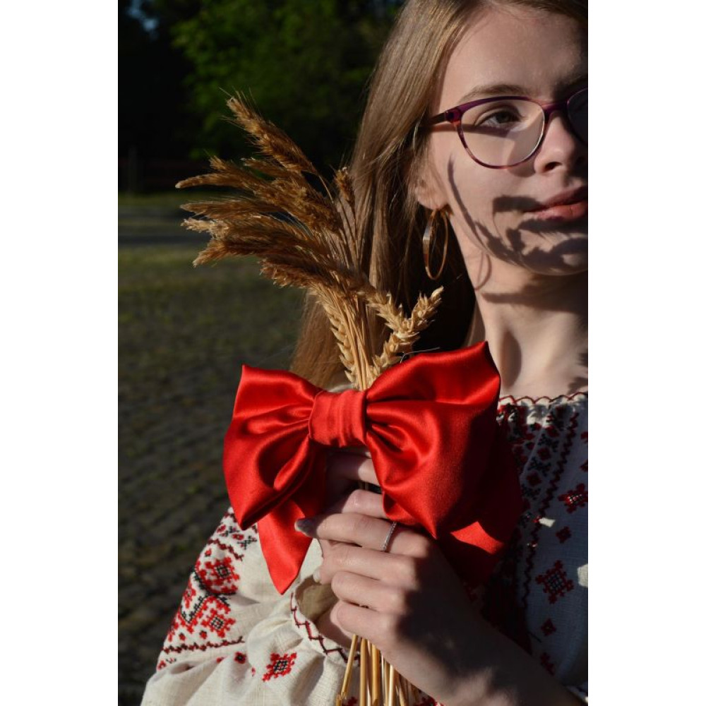 Червоний бант від My Scarf