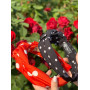 Червоний обруч у білий горох від MyScarf
