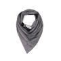 Шарф теплий сірий трикотаний My Scarf двосторонній унісекс, 100х100х150 см