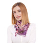 Дизайнерська шовкова хустка My Scarf "Сапфіровий блиск" 90 на 90 см  з каменем содаліт