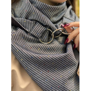 Теплий шарф My Scarf двосторонній , з вкрапленнями малюнку