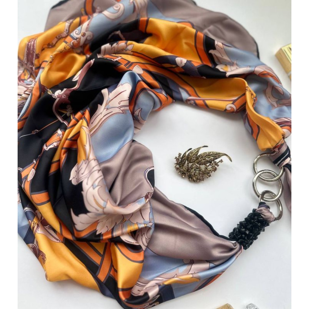 Дизайнерська хустка My Scarf "Італійський стиль" 70 на 70 см