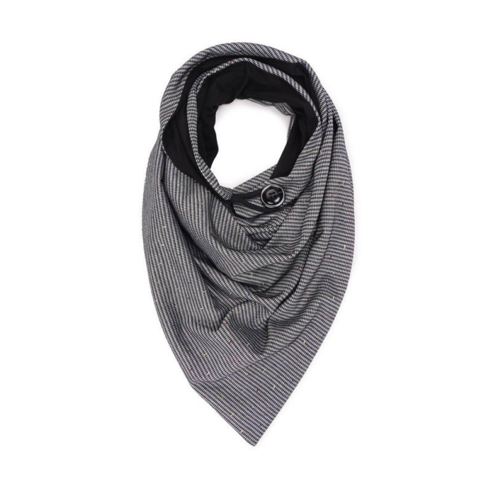 Шарф My Scarf двосторонній, абстрактний сірий кежуал віскоза