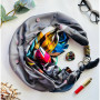 Дизайнерська шовкова хустка My Scarf "Діамантове сяйво" 90 на 90 см прикрашений  натуральною яшмою