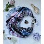Дизайнерська хустка "Блакитна лагуна" від бренду My Scarf, преміум колекція