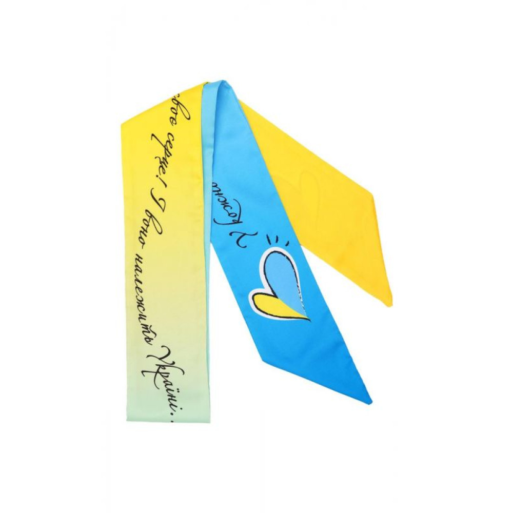 Дизайнерський твіллі "Серце України" від бренда My Scarf