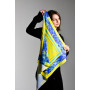 Авторська хустка "Квіти Украіни" яскравий від My Scarf