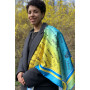 Дизайнерська хустка "Слава Україні" My Scarf, 90 см на 90 см
