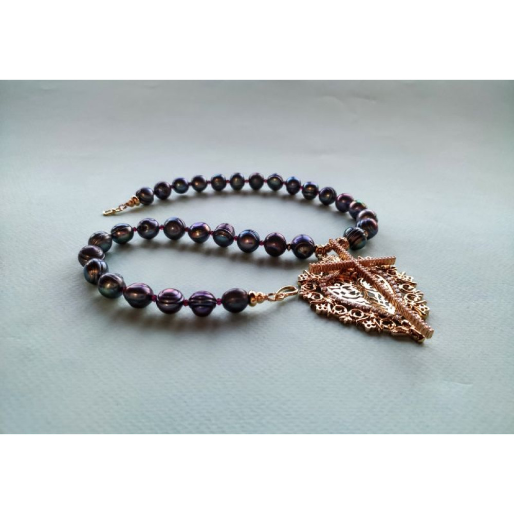 Намисто з колекції «Loving Heart of Jesus» Арт. N2122188LSHJGold
