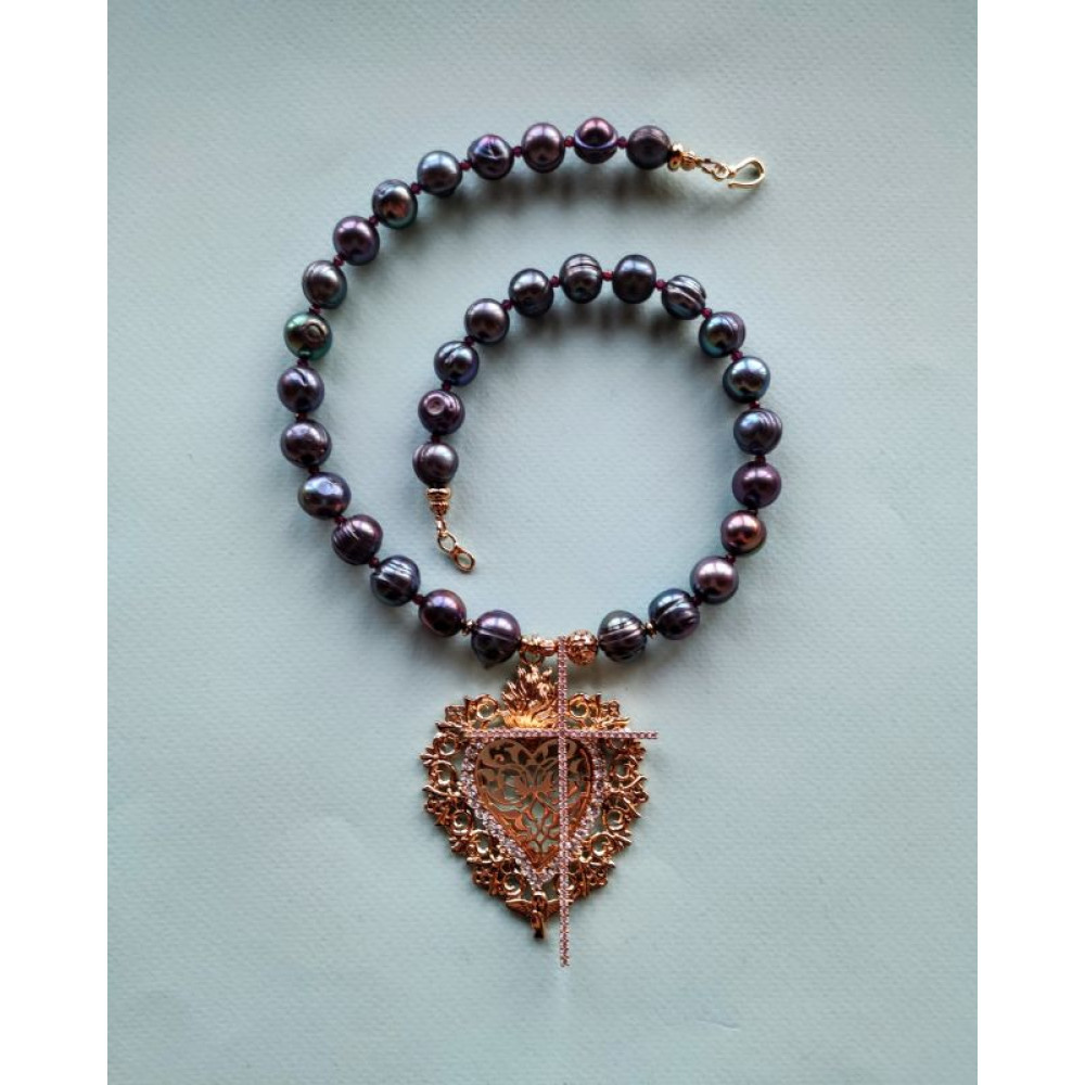Намисто з колекції «Loving Heart of Jesus» Арт. N2122188LSHJGold