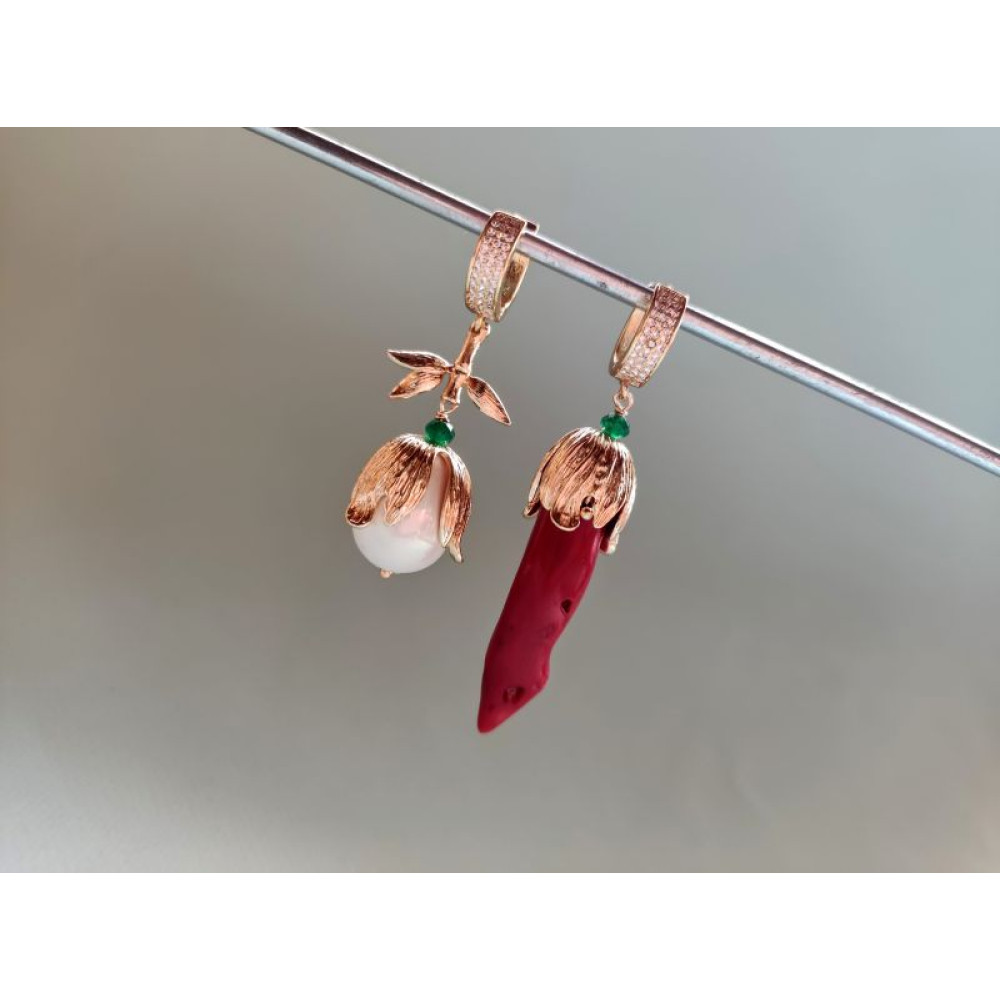 Сережки з колекції «Pepper&Eggplant» Арт. E190122P&E