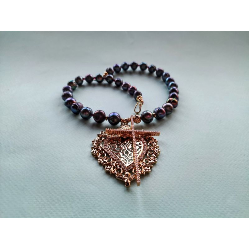 Намисто з колекції «Loving Heart of Jesus» Арт. N2122188LSHJGold