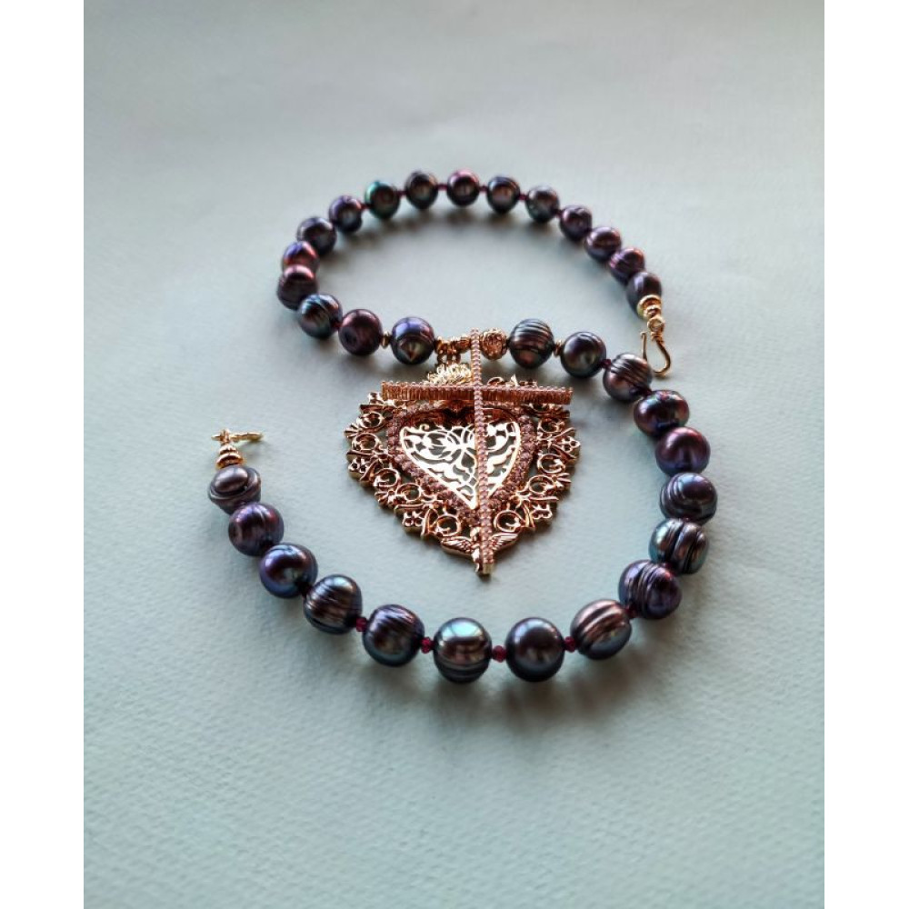 Намисто з колекції «Loving Heart of Jesus» Арт. N2122188LSHJGold