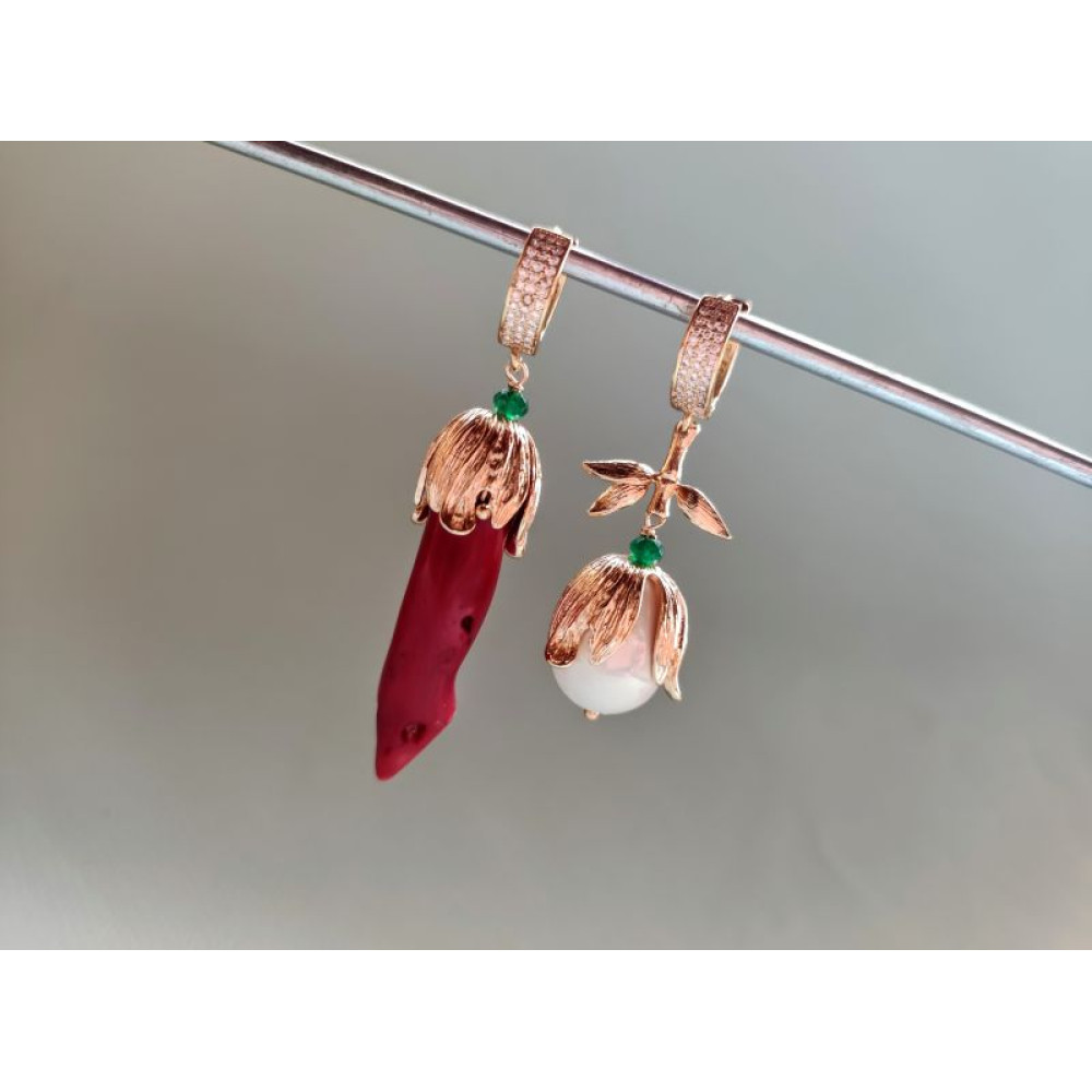 Сережки з колекції «Pepper&Eggplant» Арт. E190122P&E