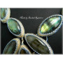 Кольє з лабрадоритами