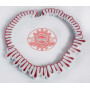 Намисто з натурального фетру "Коралові витрибеньки"