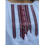 Стильна біла жіноча вишита блуза.Біла українська традиційна вишиванка.