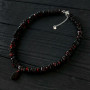 Рідкісне намисто з натурального бурштину кольору коньяк