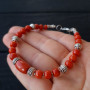 Намисто сережки та браслет з коралів "Спадщина" 
