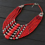 Розкішне намисто з натуральних коралів "Мрія"