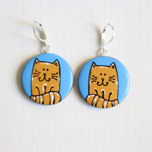 Сережки котики