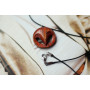 Кулон голова сови. Кельтські прикраси. Різьба по дереву.