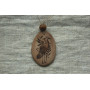 Кулон "Журавль" з натуральної деревини сливи.