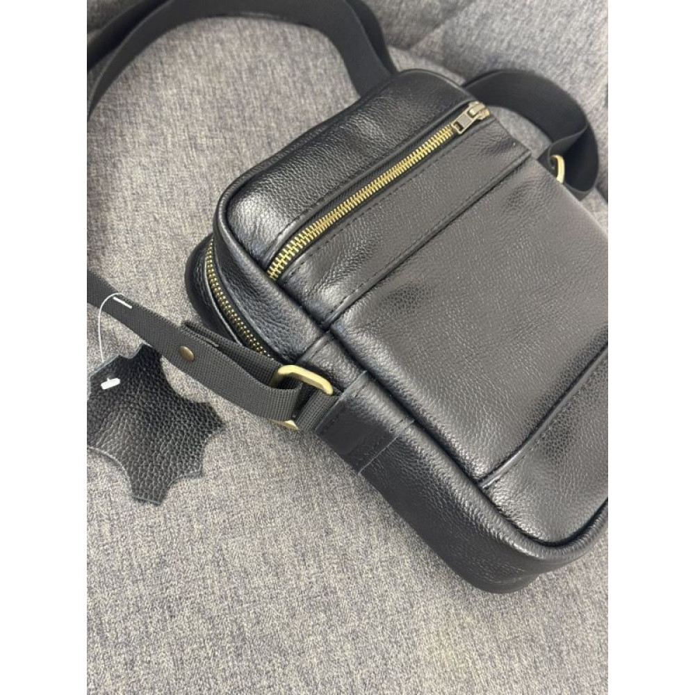 Сумка шкіряна чоловіча через плече 