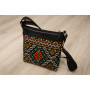 Сумка жіноча з натуральної італійської шкіри та ручної вишивки
