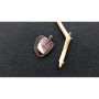  Оригінальний мідний кулон " Агатове серце".  Авторська прикраса