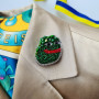 Брошка токен Pepe жаба подарунок криптотрейдеру