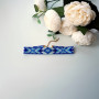 Етно-прикраса для дівчинки чокер-силянка «Волошкова роса» beaded choker