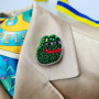 Брошка токен Pepe жаба подарунок криптотрейдеру