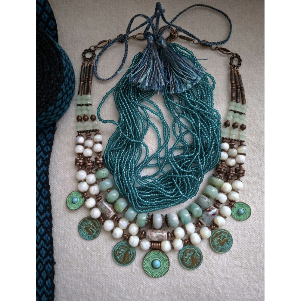#Плай : намисто у три низки 
