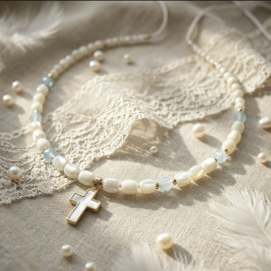 Перламутрова зґарда в одну низку 