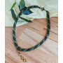 Прикраса із бісеру кольє-джгут "Лісовий"