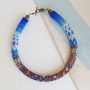 Прикраса із бісеру кольє-джгут "Очарування" 