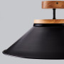 Стельова люстра schoolhouse style D500 black