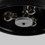 Стельова люстра schoolhouse style D390 black