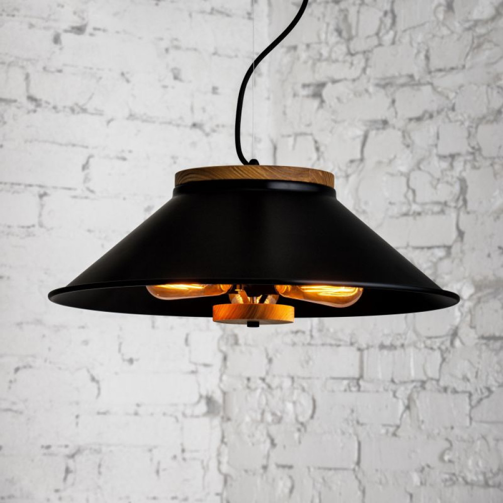 Світильник підвісний Люстра Urban light D500 Black