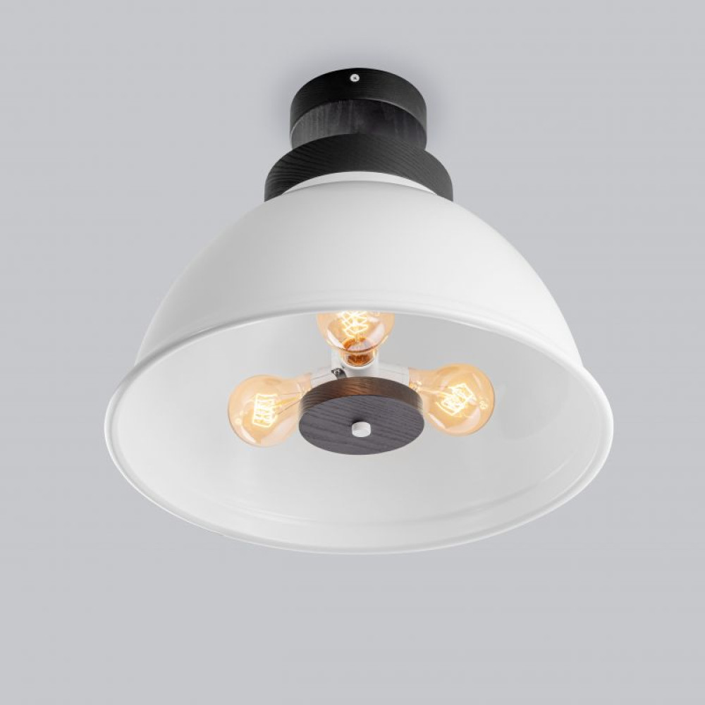 Стельова люстра schoolhouse style D390 white